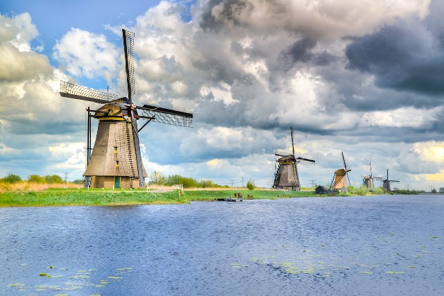הולנד - טחנות רוח